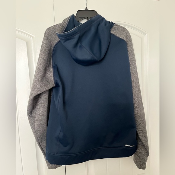 Adidas blue hoodie size M medium - Picture 3 of 9